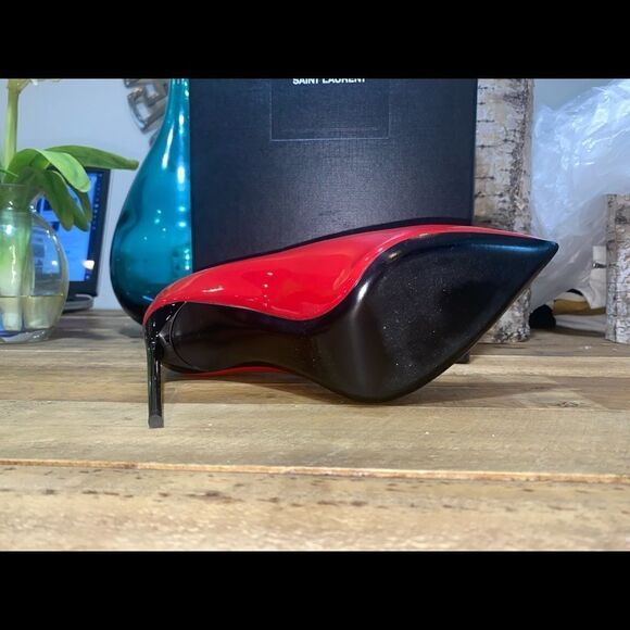 Saint Laurent Teddy Patent Pumps - Picture 10 of 14